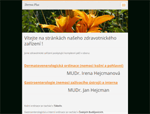 Tablet Screenshot of dermaplus.cz
